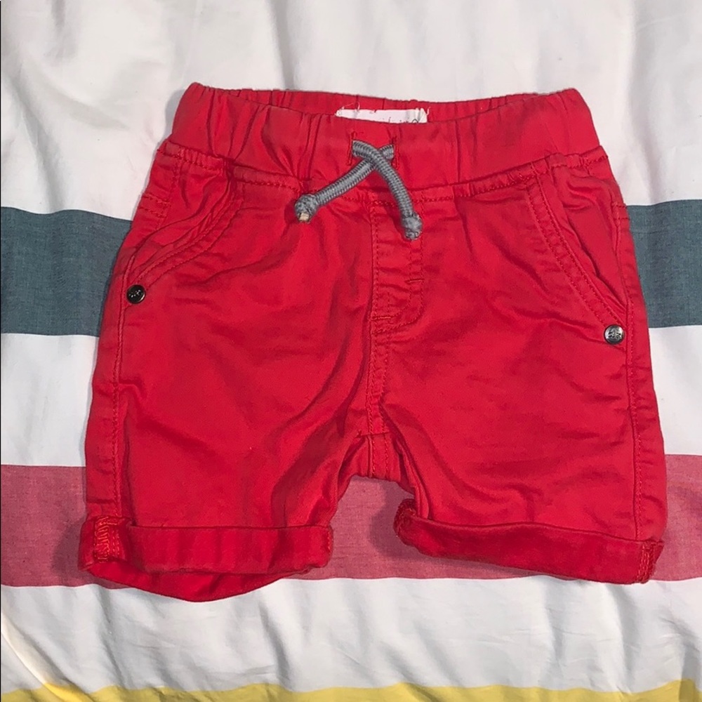 Deux Par Deux Red Shorts